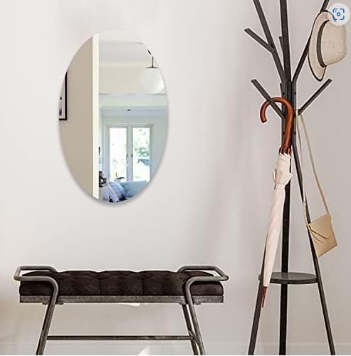 Oval Mirror sticker for wall,bathroom and kitchen