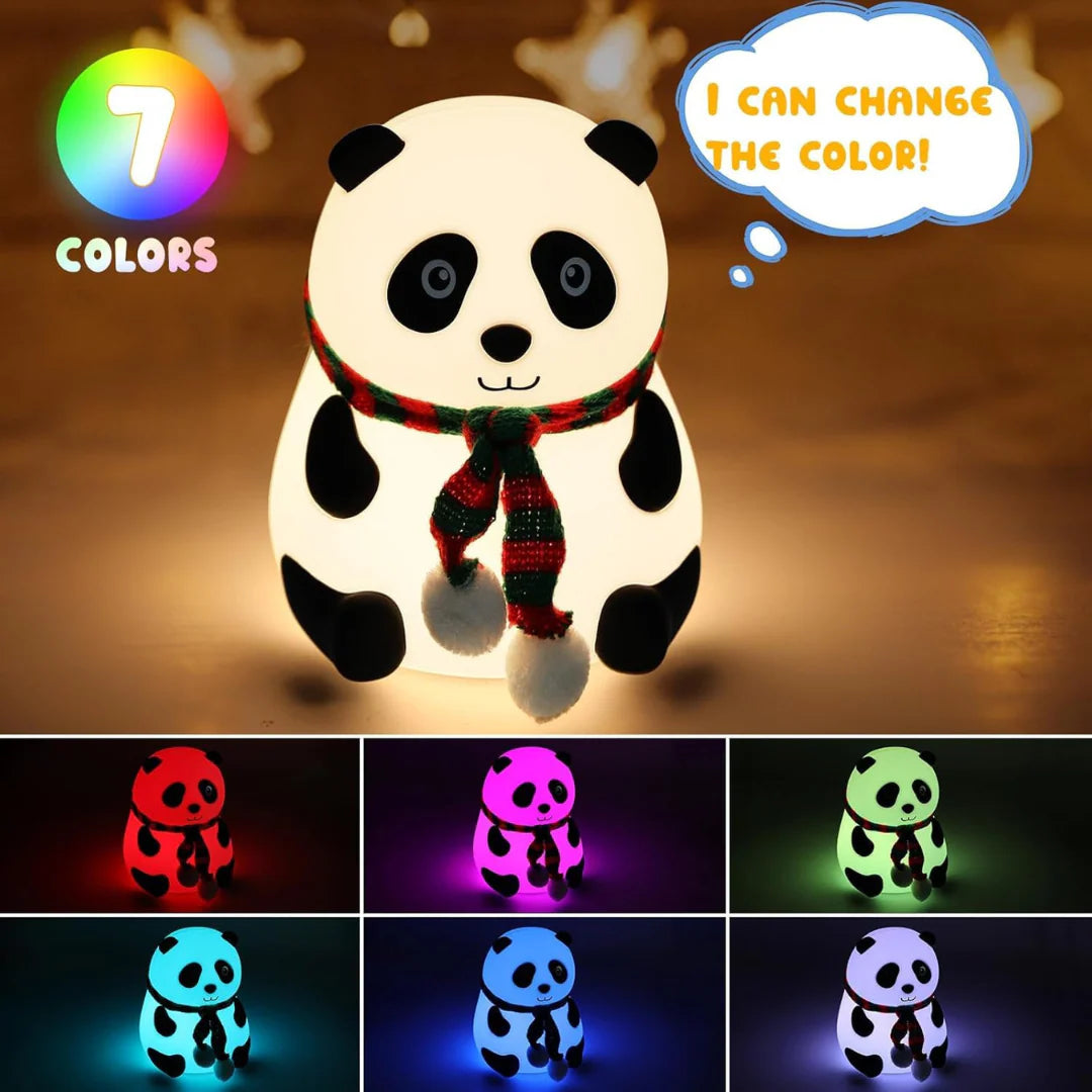 panda night light lamp