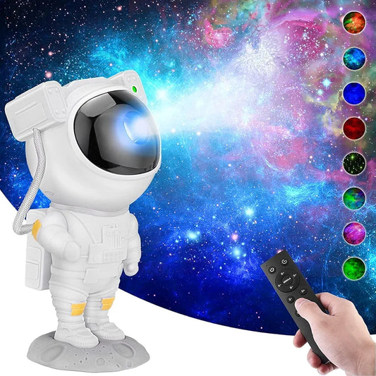 Astronaut Light Projector – 360° Galaxy Star Projector with Timer & Remote Control, Ideal for Bedroom Ceiling, Home Decor, and Parties (Corded Electric