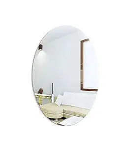 Oval Mirror sticker for wall,bathroom and kitchen