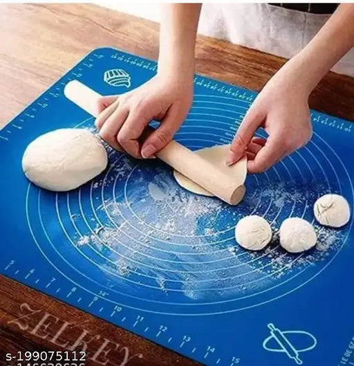 silicon baking mat rotimat & rolling pin/belan (Free)